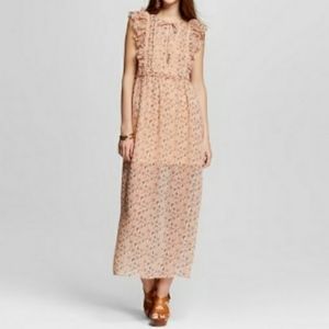 Xhilararion Floral Maxi Dress